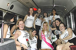 hen party Edinburgh party Bus